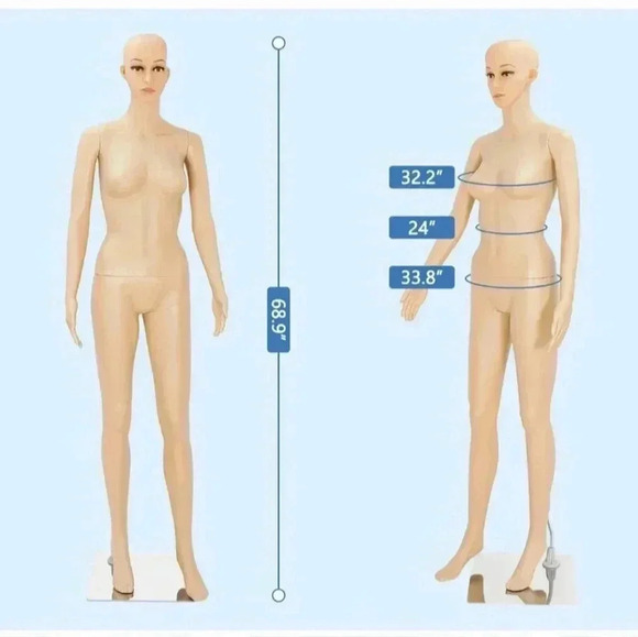 Navy Blue Floral Sleeveless Dress with Elastic Waist - Picture 6 of 6